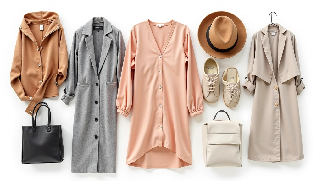 Vêtements et accessoires vintage organisés pour la vente en ligne