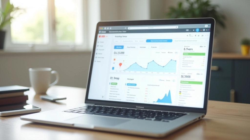 Écran d'ordinateur affichant un tableau de bord Substack avec les statistiques d'abonnés