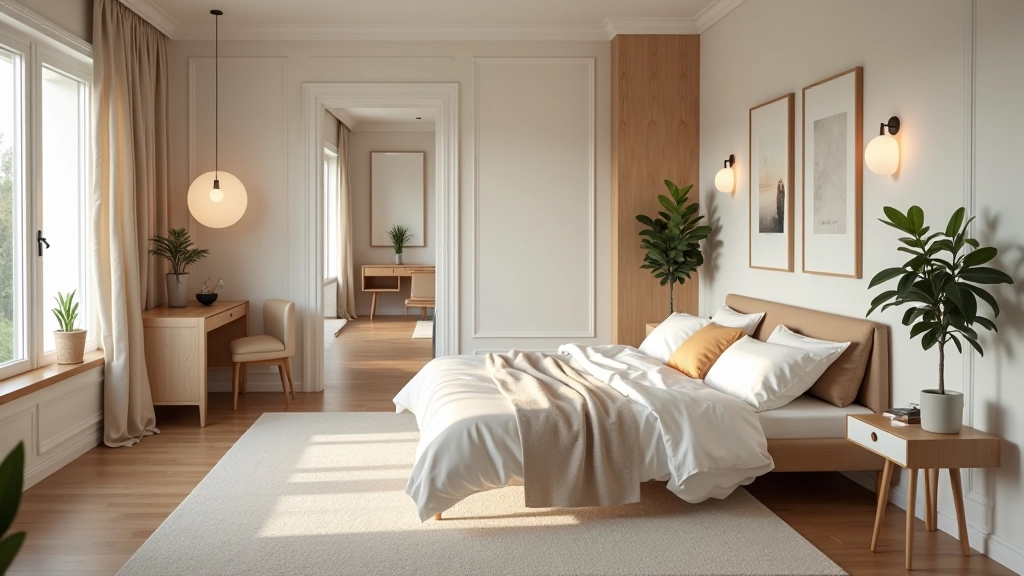 Appartement moderne bien présenté avec mobilier élégant et décoration soignée