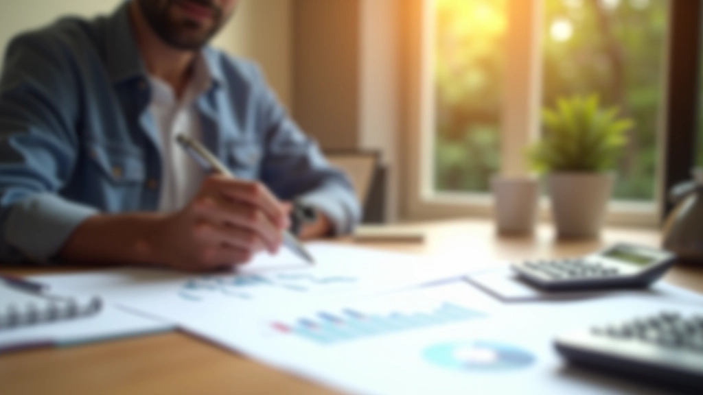 Personne travaillant sur des stratégies de revenus complémentaires avec graphiques et notes